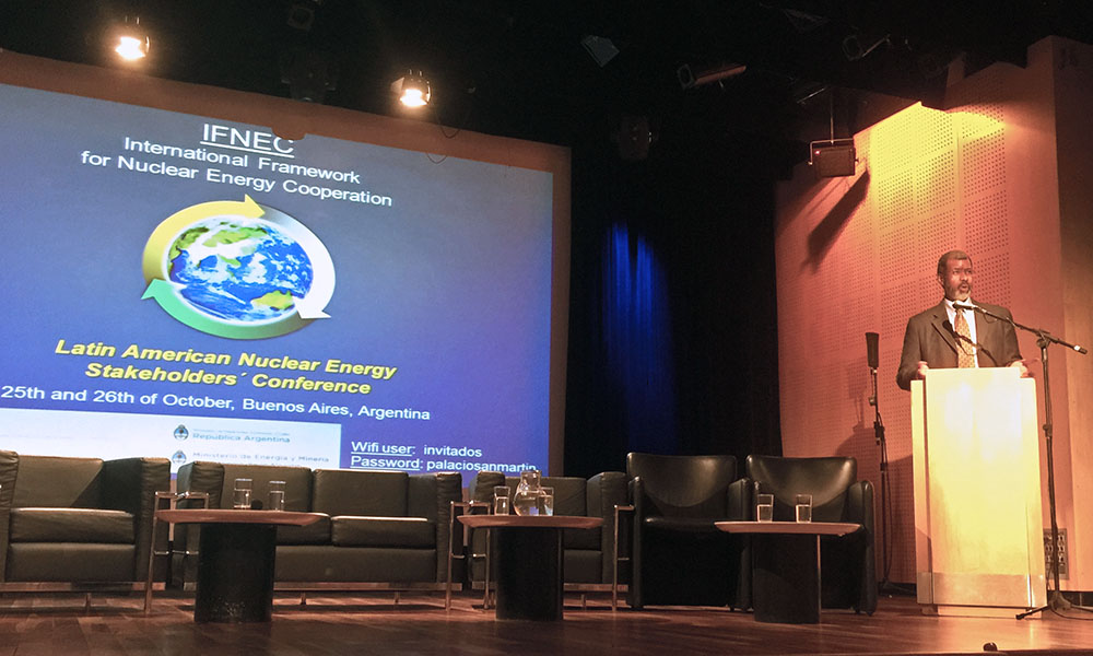 IFNEC Latin American Nuclear Energy Stakeholders Conference in Buenos Aires, Argentina, October 2016
