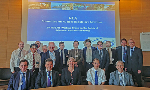 NEA Working Group on the Safety of Advanced Reactors (WGSAR) meeting, October 2018