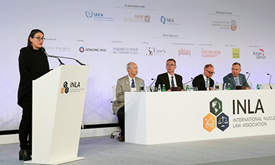 NEA participates in the International Nuclear Law Association Congress, November 2018