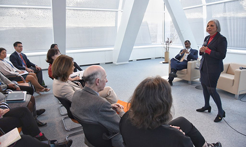 CNSC President Rumina Velshi visits the NEA, January 2020