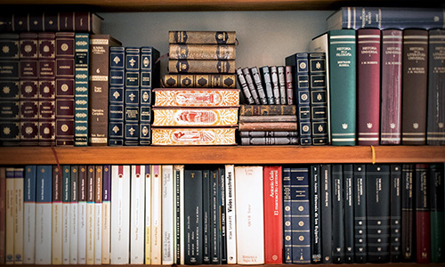 Books in shelf