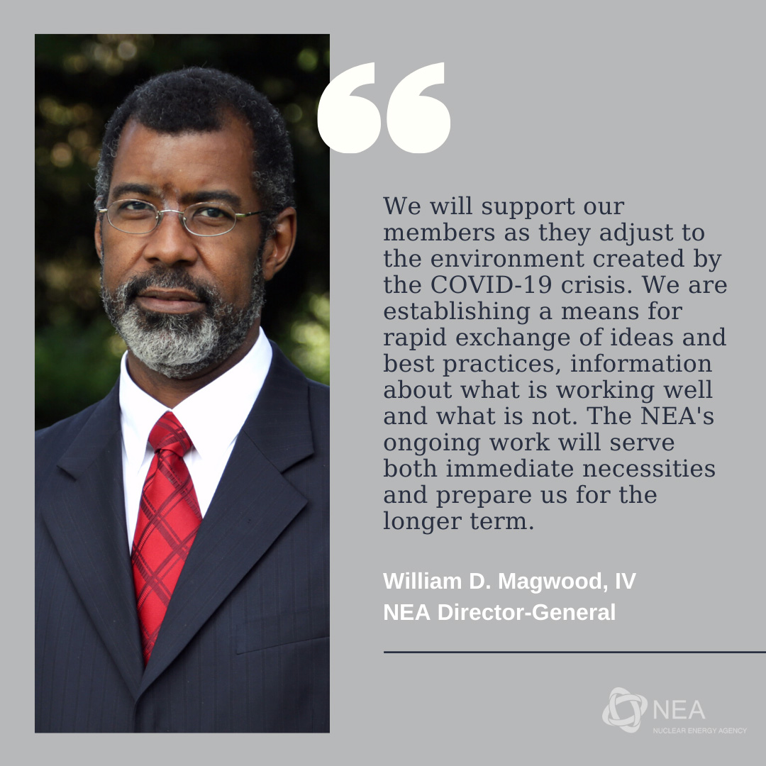 Message from NEA Director-General Magwood, April 2020