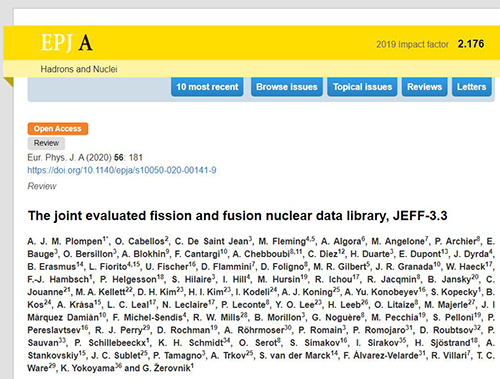 The joint evaluated fission and fusion nuclear data library, JEFF-3.3
	
