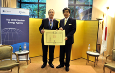 Former NEA Director-General honoured for conferral of the Order of the Rising Sun