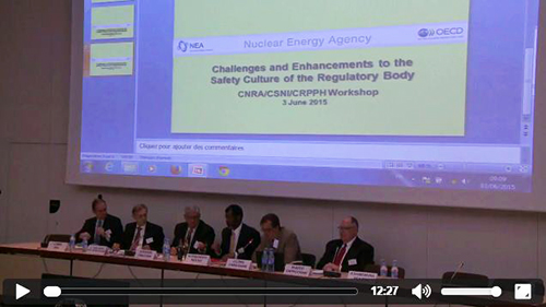 NEA Workshop on Challenges and Enhancements to the Safety Culture of the Regulatory Body, 3 June 2015