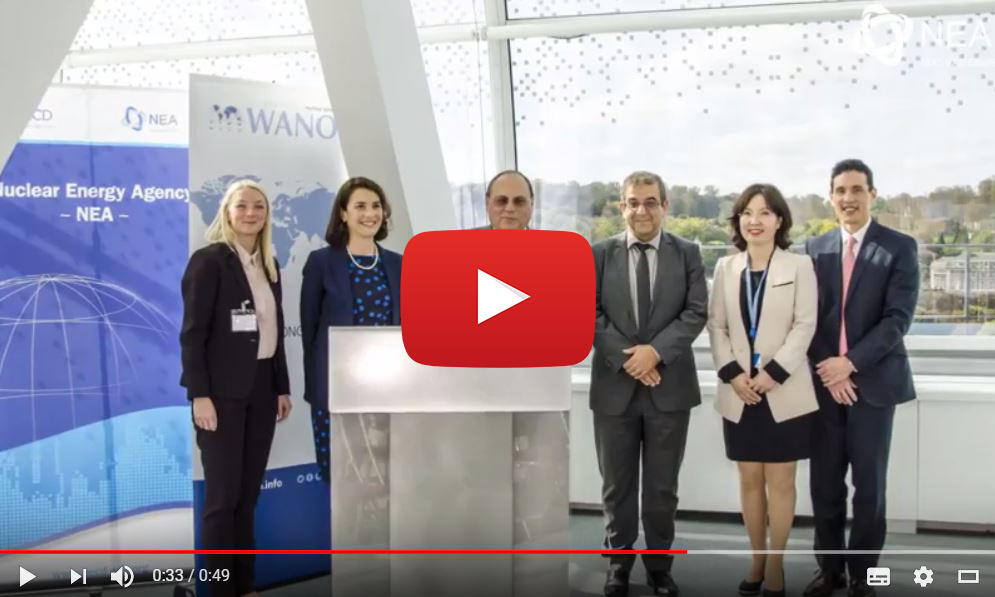 The World Association of Nuclear Operators (WANO) and the NEA sign MOU, 4 October 2017
