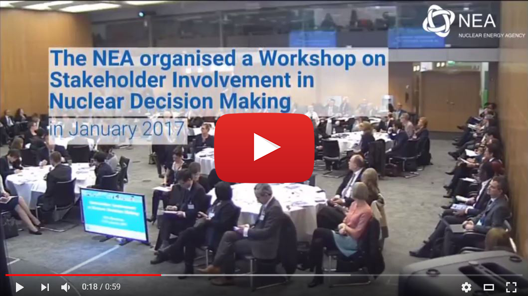 NEA Workshop on Stakeholder Involvement in Nuclear Decision Making