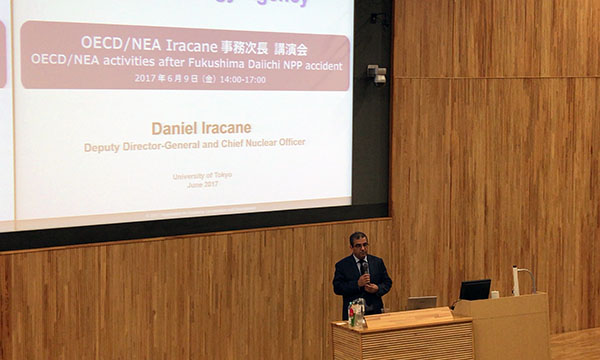 NEA Deputy Director-General and Chief Nuclear Officer Daniel Iracane's presentation in Japan, 9 June 2017