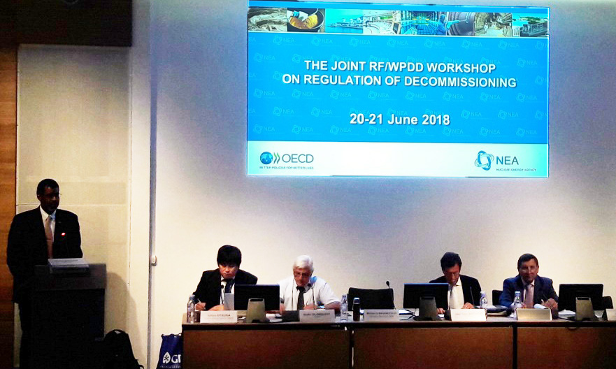 Join RF-WPDD workshop on decommissioning regulation, June 2018